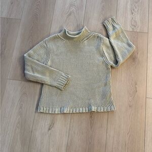 Talbots Cream Turtleneck Sweater